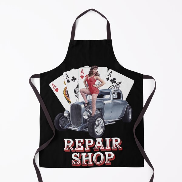 Item preview, Repair shop - Mechanic pinup - American pin-up designed and sold by JansenGS.
