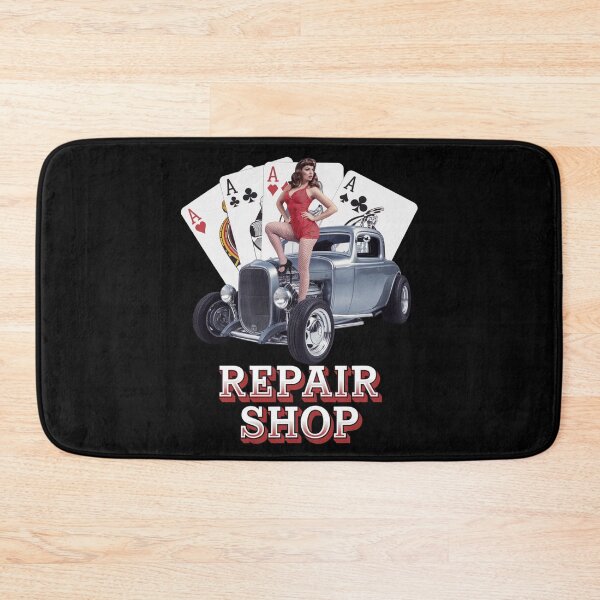 Item preview, Repair shop - Mechanic pinup - American pin-up designed and sold by JansenGS.