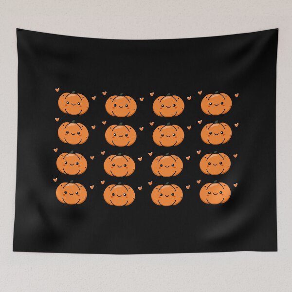 Item preview, Midnight Fanciful Halloween Pumpkin Pattern, Unique designed and sold by villacreativa.