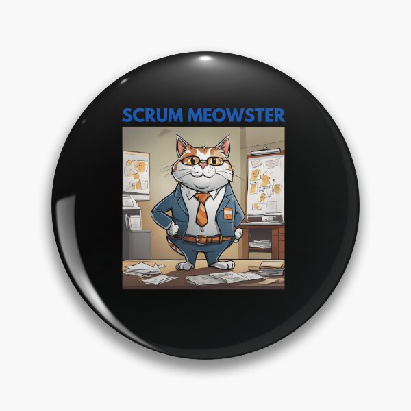 Item preview, Funny Scrum Master Cat designed and sold by sydney-syder.