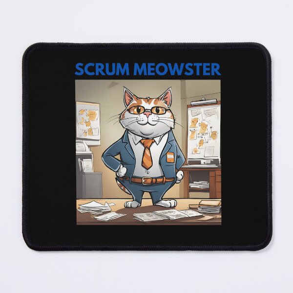 Item preview, Funny Scrum Master Cat designed and sold by sydney-syder.