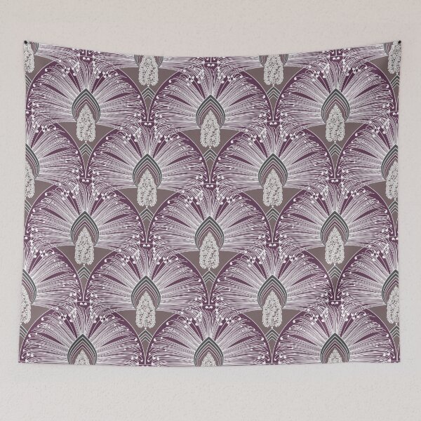 Item preview, Blooming Damask, Eggplant brown version designed and sold by Alex  Blud.
