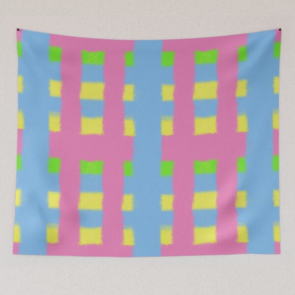 Item preview, Hand Drawn Colorful Checkers / Colorful Gingham designed and sold by Victoria Rose.