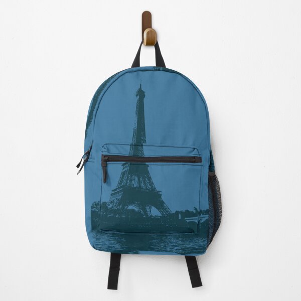 Item preview, Paris in Blue | Monochromatic Eiffel Tower designed and sold by Drawings Project.