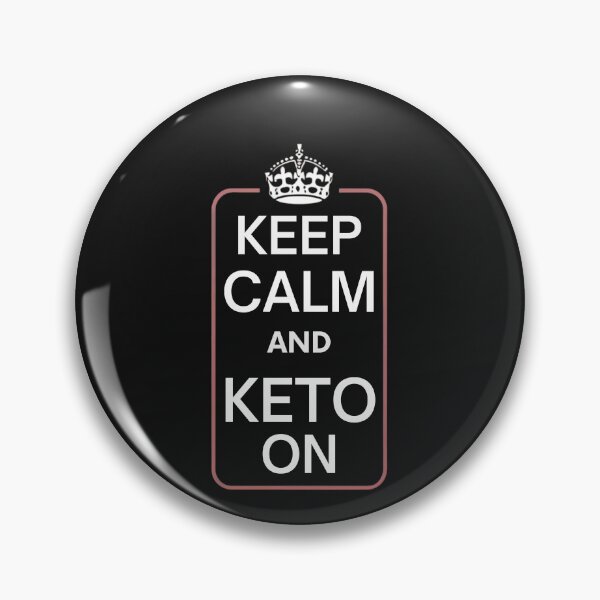 Item preview, Keep Calm and Keto On Diet Funny Keto Diet Motivational designed and sold by Anniko Art Studio.