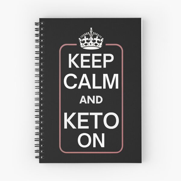 Item preview, Keep Calm and Keto On Diet Funny Keto Diet Motivational designed and sold by Anniko Art Studio.