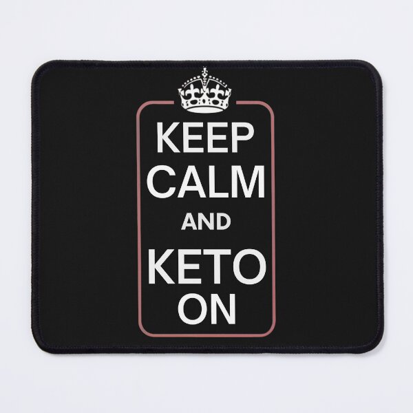 Item preview, Keep Calm and Keto On Diet Funny Keto Diet Motivational designed and sold by Anniko Art Studio.