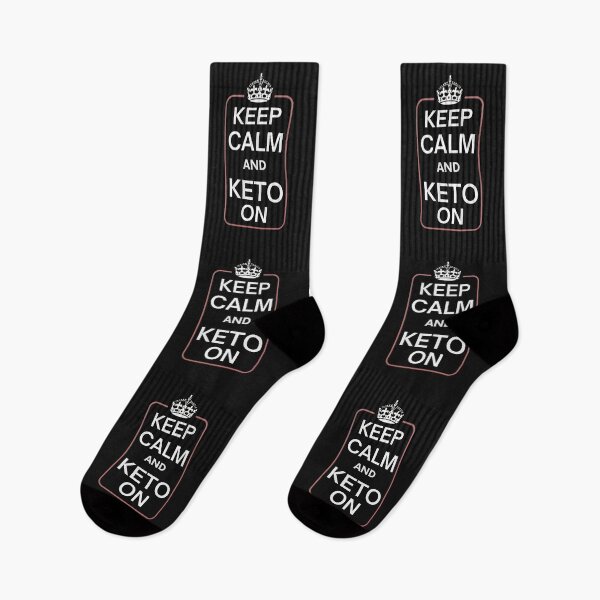 Item preview, Keep Calm and Keto On Diet Funny Keto Diet Motivational designed and sold by Anniko Art Studio.