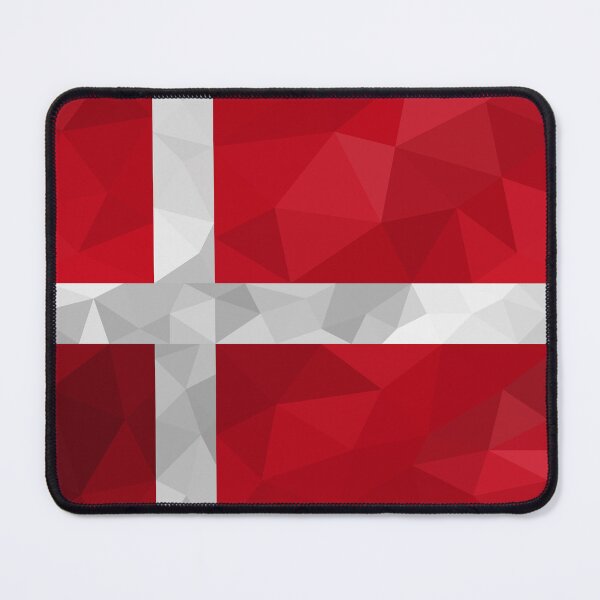 Item preview, Geometric Denmark Flag Art – Modern Danish Cross Design designed and sold by OrangePoly.
