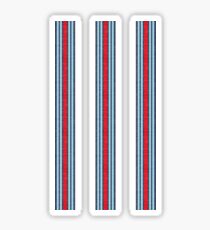 Vintage Martini Racing Stripes Sticker