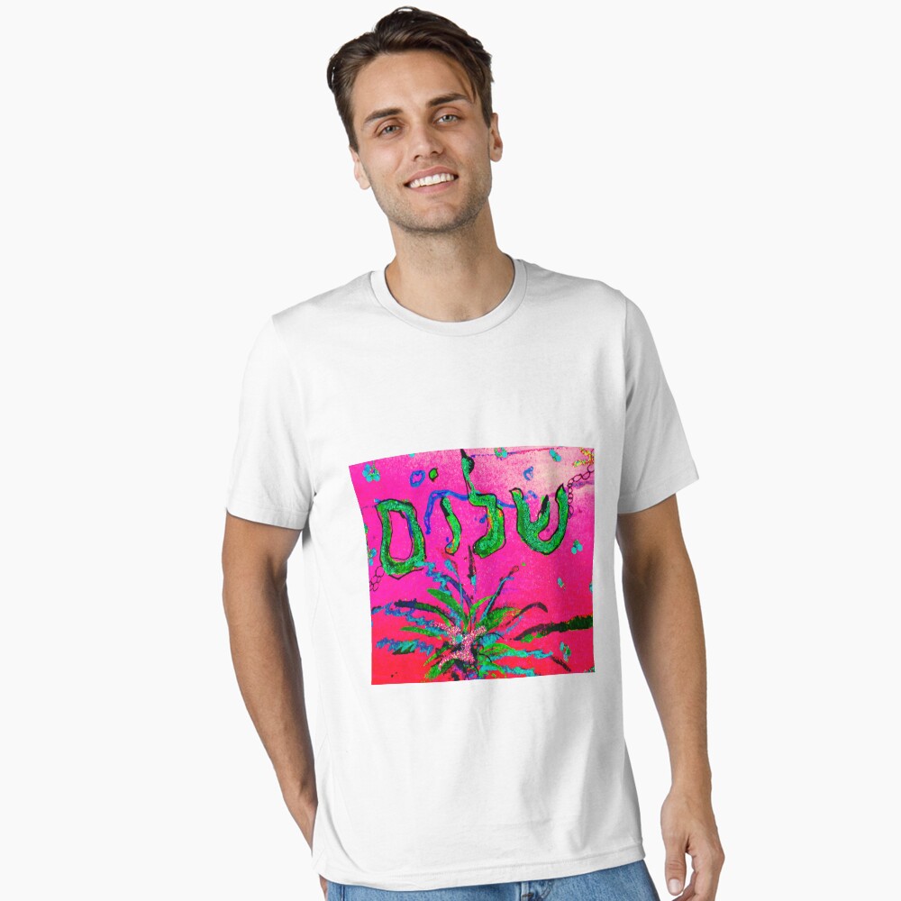 ★SHALOM★ PINK SHALOM TEE Shalom Club Short Sleeve T-Shirt Pink Shalom Tee #Shalom