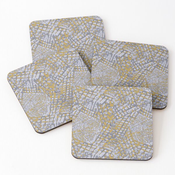 Item preview, Sand texture Yellow and Grey designed and sold by Alessandro Remo Mazzoni Remotextiles.