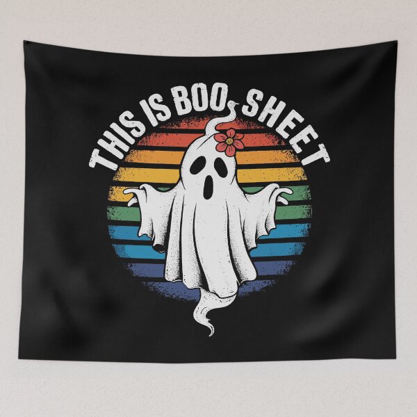 Item preview, This Is Boo Sheet Funny Ghost Halloween designed and sold by Quirky Shirts.
