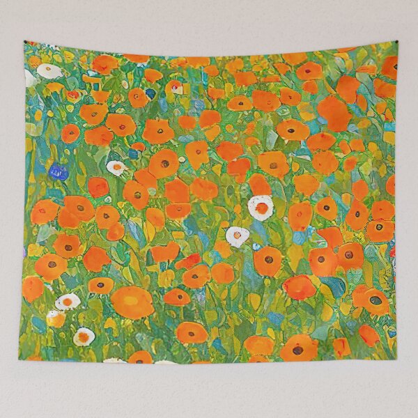 Item preview, Gustav Klimt Flower Garden designed and sold by maniacfitness.