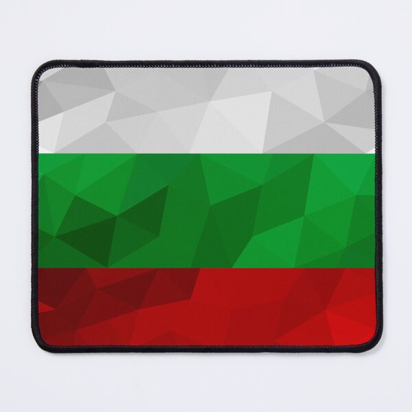 Item preview, Geometric Bulgaria Flag Art – Modern Tri-Color Design designed and sold by OrangePoly.
