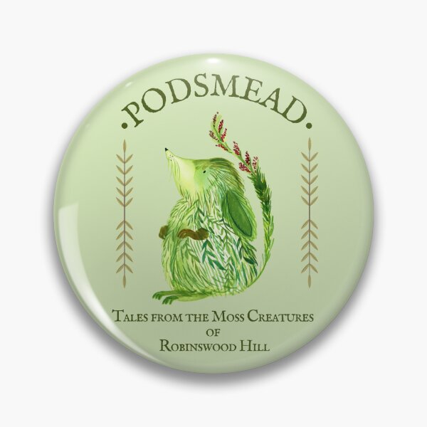 Item preview, Adorable Podsmead Moss Creature – Whimsical Fantasy Forest ArtArt by Jemma Jamie designed and sold by Jemma Jamie Skidmore.
