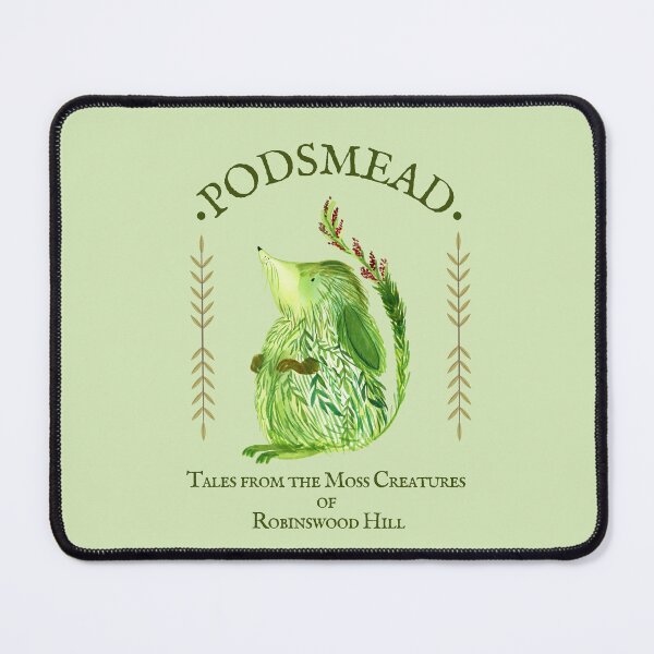 Item preview, Adorable Podsmead Moss Creature – Whimsical Fantasy Forest ArtArt by Jemma Jamie designed and sold by Jemma Jamie Skidmore.