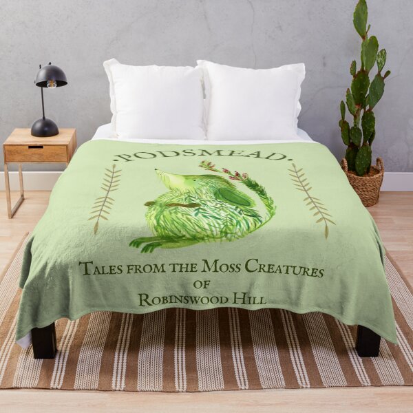Item preview, Adorable Podsmead Moss Creature – Whimsical Fantasy Forest ArtArt by Jemma Jamie designed and sold by Jemma Jamie Skidmore.