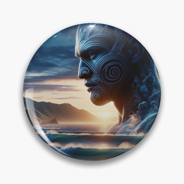 Item preview, Tangaroa - Māori God of the Sea and Ocean’s Guardian designed and sold by Te-Ane.