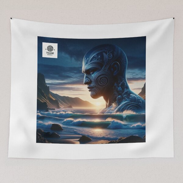 Item preview, Tangaroa - Māori God of the Sea and Ocean’s Guardian designed and sold by Te-Ane.