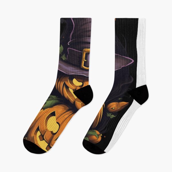 Item preview, Magical pumpkins in hats - Halloween fun and fright designed and sold by Piotrek0001.