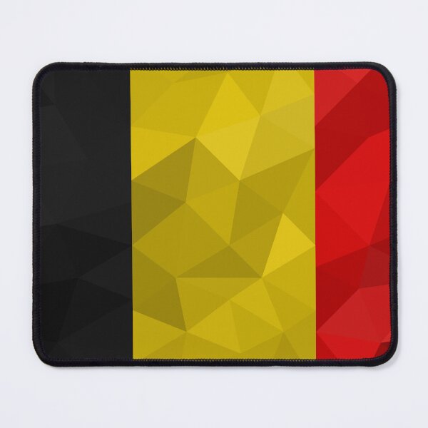Item preview, Geometric Belgium Flag Art – Modern Tri-Color Design designed and sold by OrangePoly.