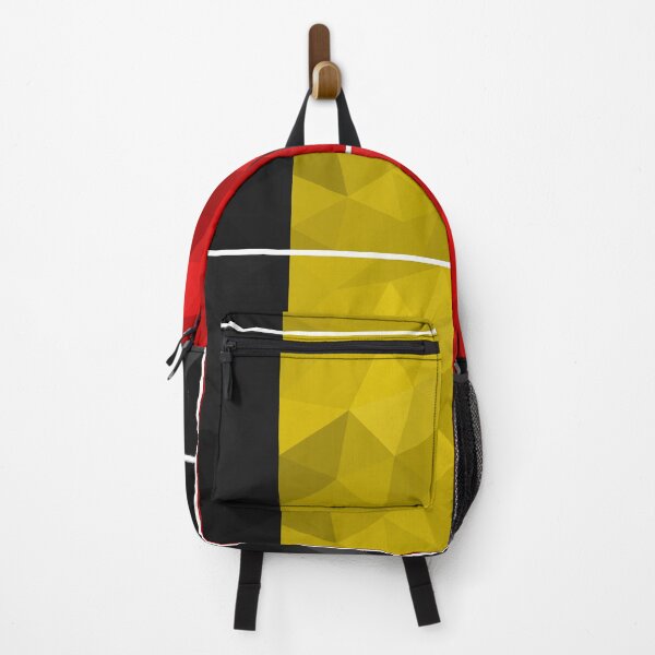 Item preview, Geometric Belgium Flag Art – Modern Tri-Color Design designed and sold by OrangePoly.