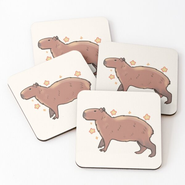 Item preview, Cute Capybara drawing  designed and sold by Artofmayara.