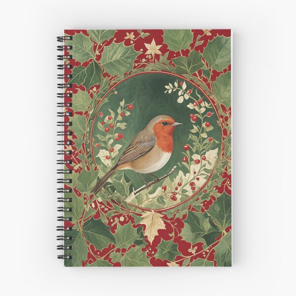 Item preview, Festive Robin Amongst the Holly designed and sold by Lizetteh.