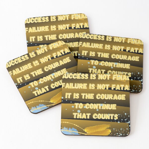 Item preview, Success and Courage Inspirational Quote” designed and sold by Arte82.