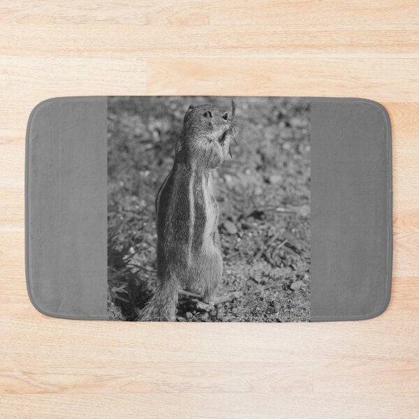 Item preview, Barbary Ground Squirrel Morro Jable Black and White Vertical designed and sold by eddiebarronshop.