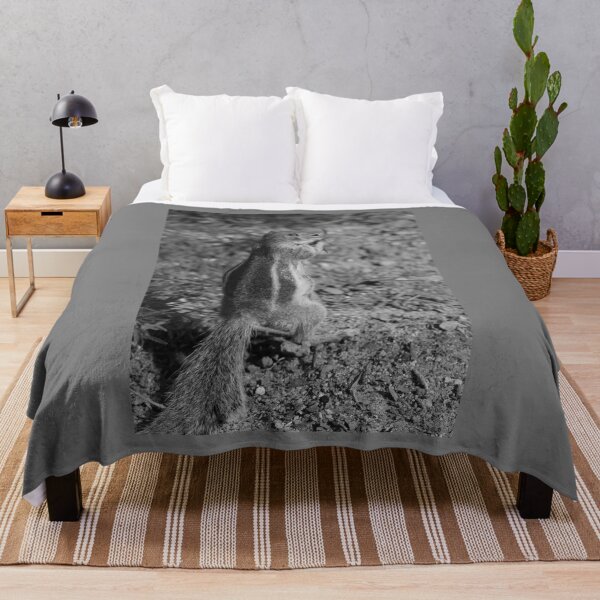 Item preview, Barbary Ground Squirrel Morro Jable Black and White Vertical designed and sold by eddiebarronshop.