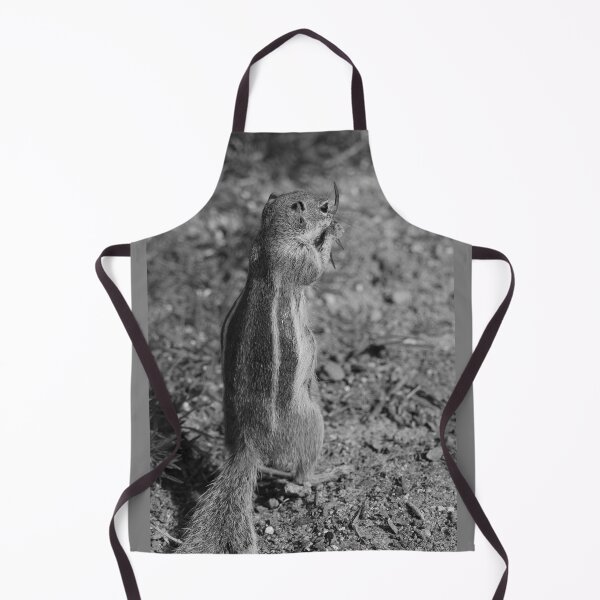 Item preview, Barbary Ground Squirrel Morro Jable Black and White Vertical designed and sold by eddiebarronshop.