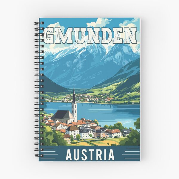 Item preview, Gmunden Lakeside Beauty in Austria - Travel Art designed and sold by turtlestart.