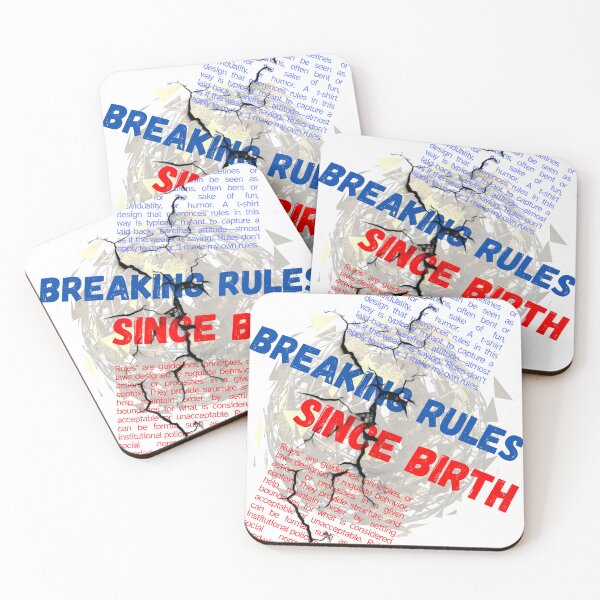 Item preview, Breaking Rules Sice Birth T-Shirt designed and sold by Monarchic.