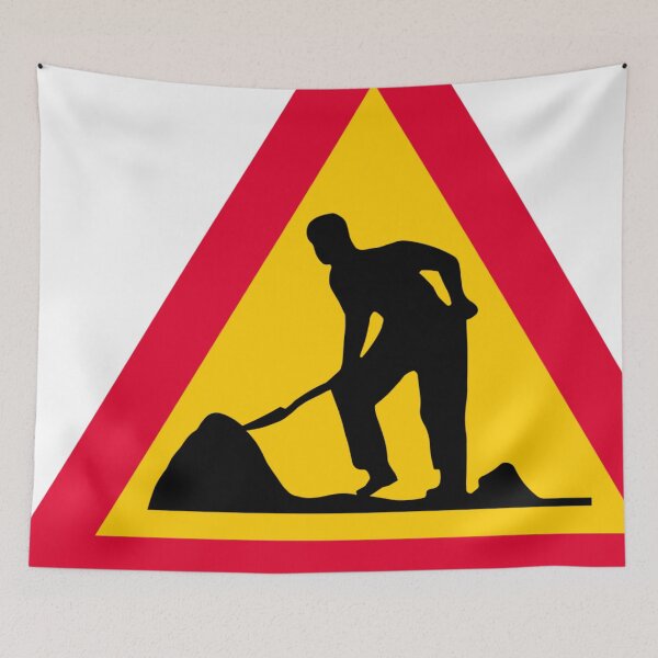 Item preview, Sweden road work sign   designed and sold by cecilysesame.