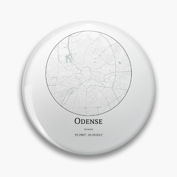 Item preview, Topography of Odense designed and sold by JohnnysHeath.