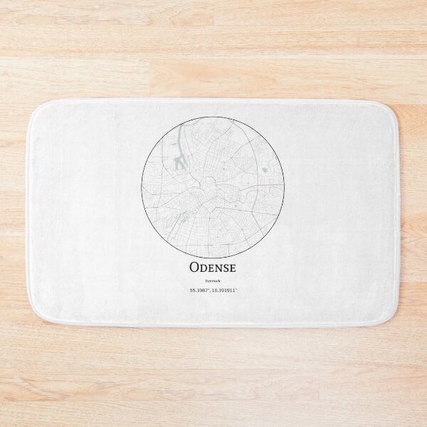 Item preview, Topography of Odense designed and sold by JohnnysHeath.