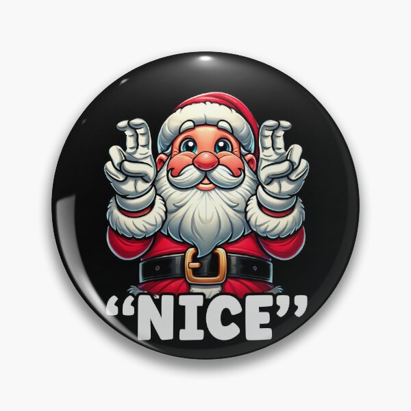 Item preview, Christmas Nice List Santa Naughty Funny Christmas List designed and sold by BlueBerry-Pengu.