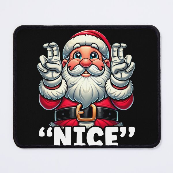 Item preview, Christmas Nice List Santa Naughty Funny Christmas List designed and sold by BlueBerry-Pengu.