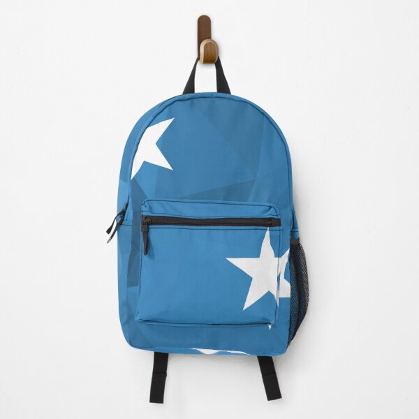 Item preview, Geometric Micronesia Flag Art – Modern Blue and White Star Design designed and sold by OrangePoly.