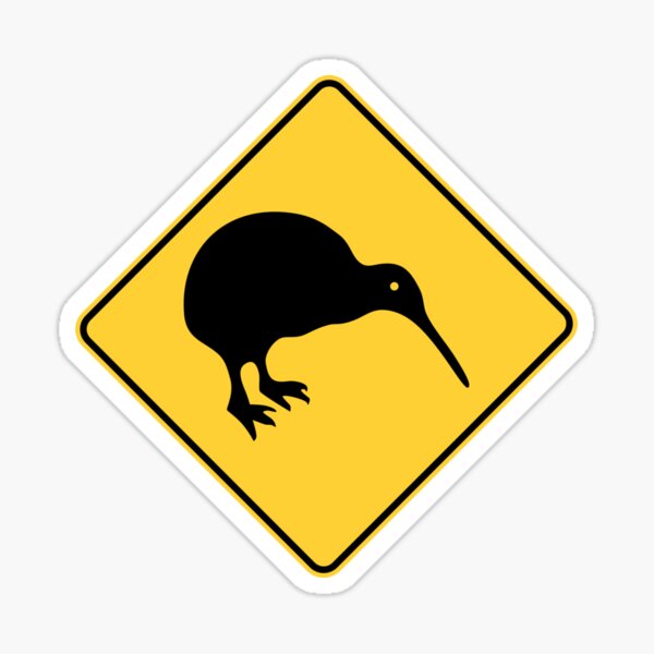Item preview, Kiwi traffic sign   designed and sold by cecilysesame.