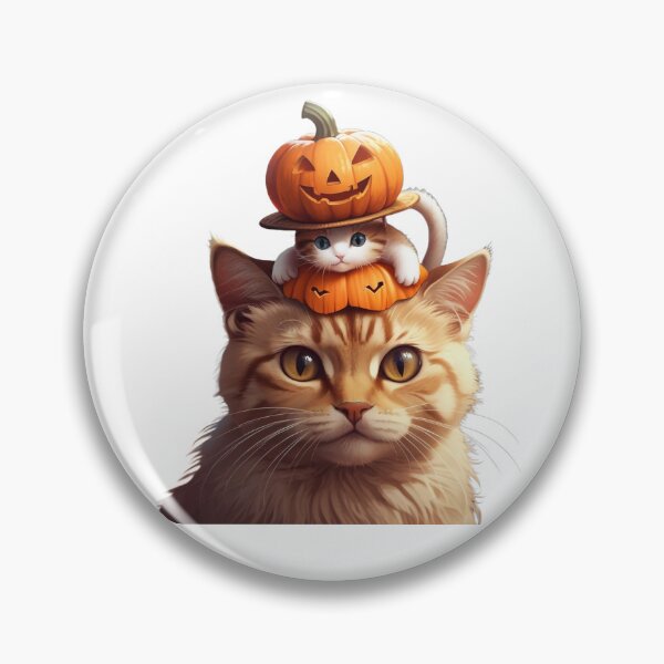 Item preview, Jack-o'-lantern with cats designed and sold by W-A-C-O.