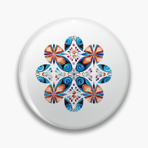 Item preview, Geometric Motif Love Friendship Connection Flower designed and sold by G-M-Designs.