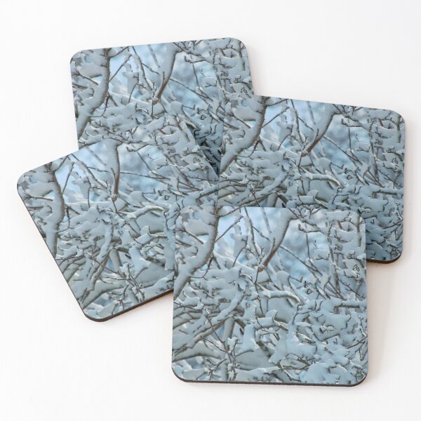 Item preview, Snow blankets a network of tree branches designed and sold by InezPhotography.