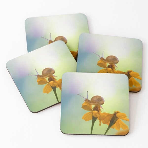Item preview, Snail on Mexican Marigold 2/2 designed and sold by ShotsOfLove.