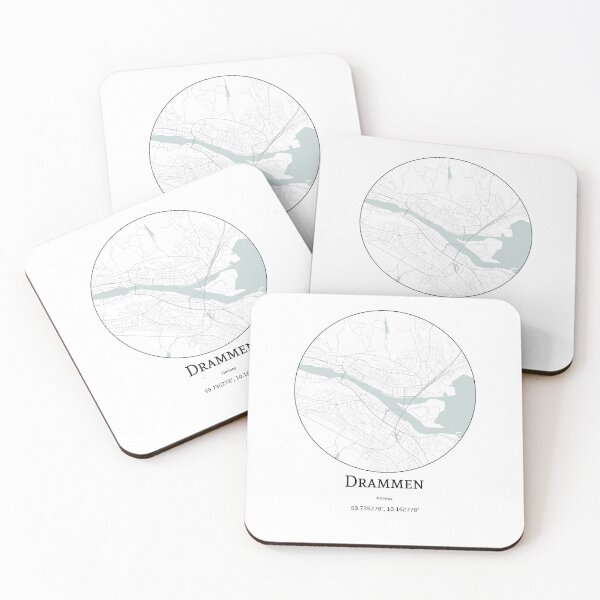 Item preview, Topography of Drammen designed and sold by JohnnysHeath.
