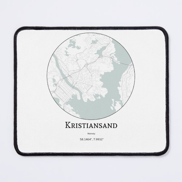 Item preview, Topography of Kristiansand designed and sold by JohnnysHeath.