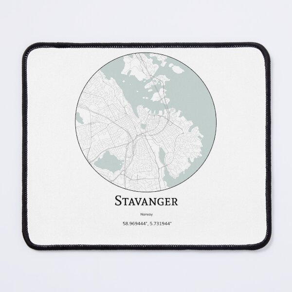Item preview, Topography of Stavanger designed and sold by JohnnysHeath.