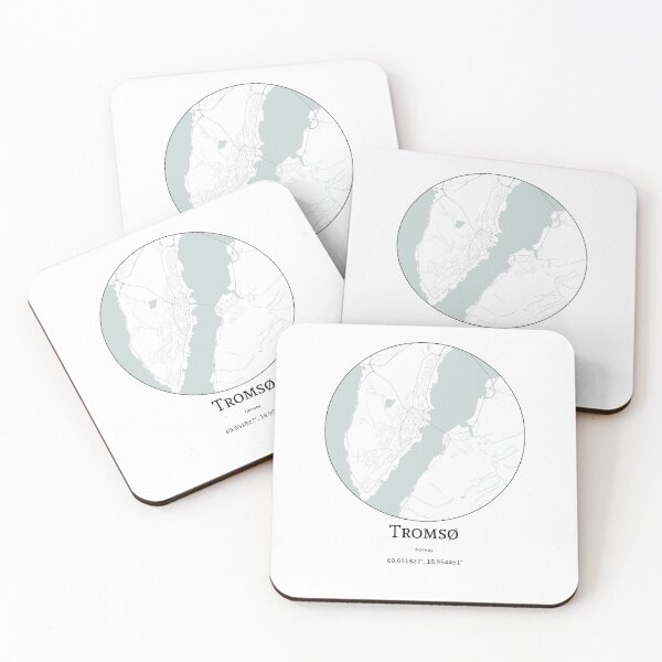 Item preview, Topography of Tromsø designed and sold by JohnnysHeath.